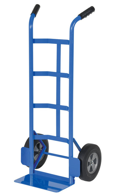STEEL DUAL HANDLE HAND TRUCK H.R. WHEELS